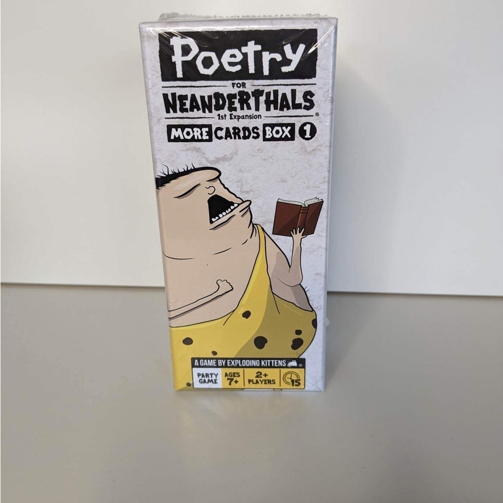 Poetry for Neanderthals Game 1st Expansion Deck, More Cards Box 1, 500 Cards NEW